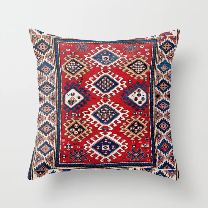 Moroccan Style Boho Cushion Cover with Concealed Zipper