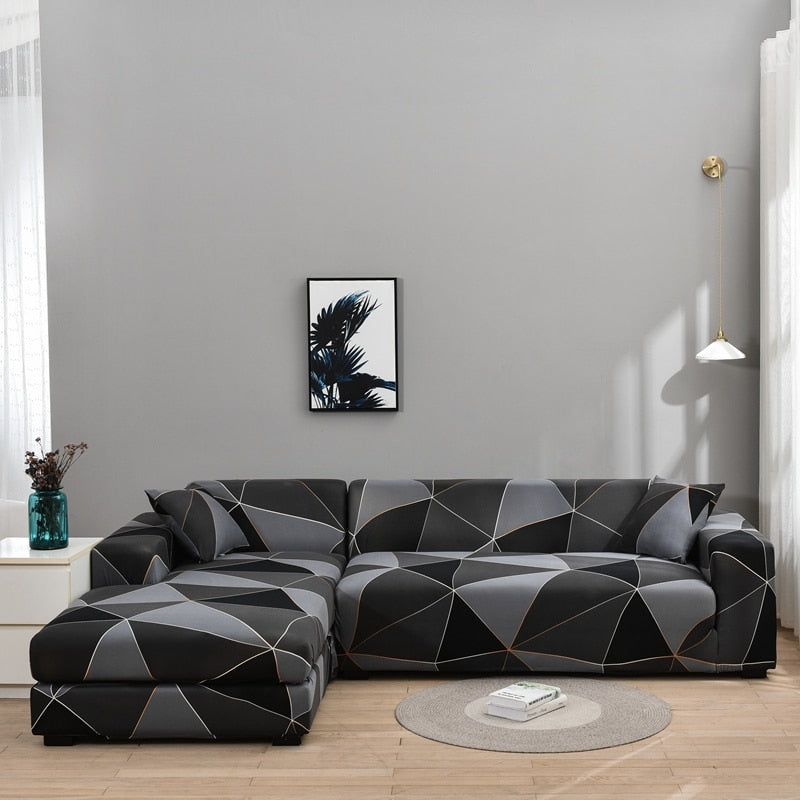 Modern Non-Slip Colorful Elastic Sofa Cover 35-118 Inch