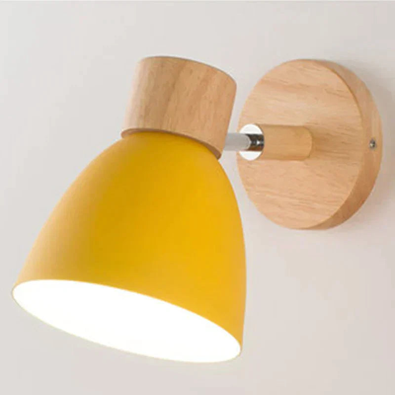 Natural Wood Wall Lamp for Cozy Ambiance
