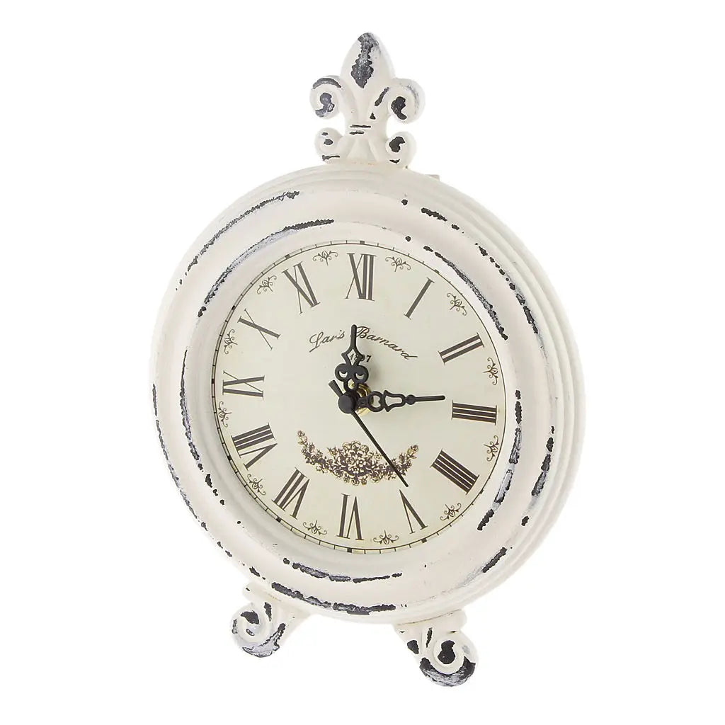 Vintage European Style Wooden Alarm Clock