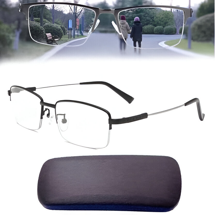 Smart Progressive Reading Sunglasses with Automatic Adjustment