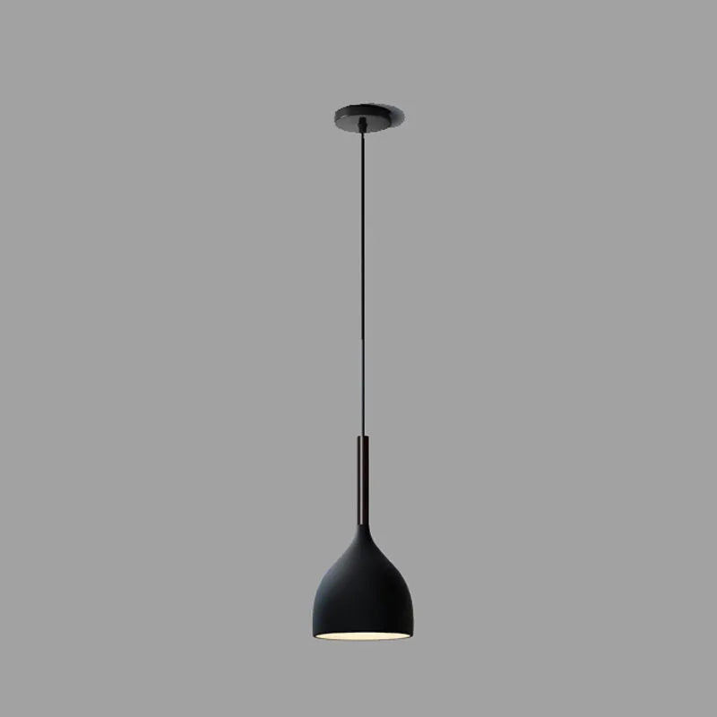 Modern Metal Pendant Light for Dining Room, Café, Bar - E27 Socket with LED Bulbs