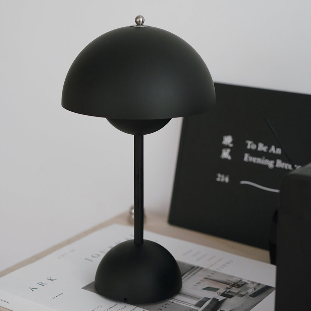 Cordless Modern Mushroom Table Lamp with Eco-Friendly LED