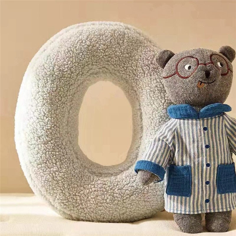 Soft Plush Letter Pillow for Kids - Customizable Decorative Cushion