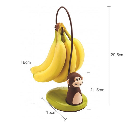 Monkey-Shaped Banana Hanger Stand for Kitchen Storage