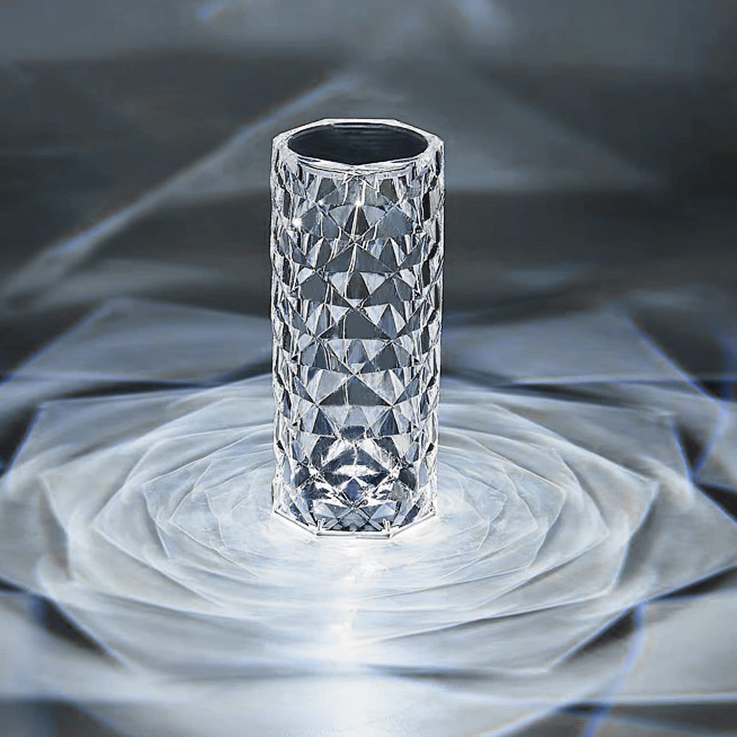 Crystal Touch Table Lamp with 16 Color Options
