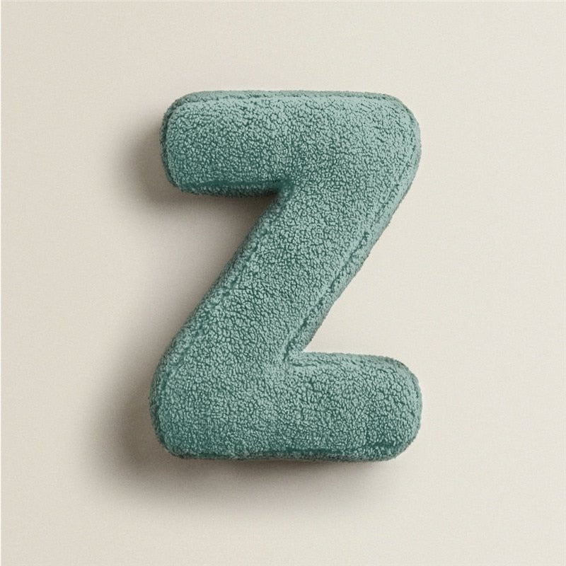 Soft Plush Letter Pillow for Kids - Customizable Decorative Accent