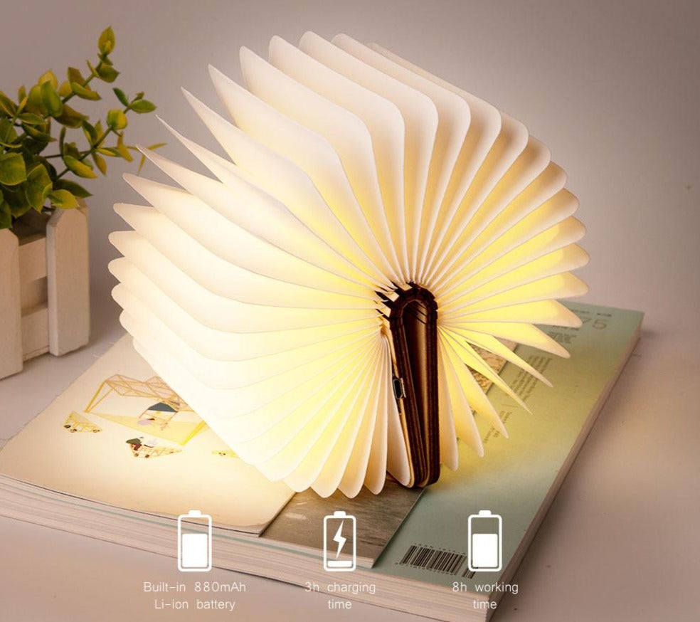 Wireless Adjustable LED Reading Lamp in Matte Black