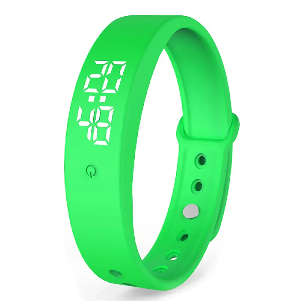 Waterproof Smartwatch with Vibration Alarm and Fitness Tracking