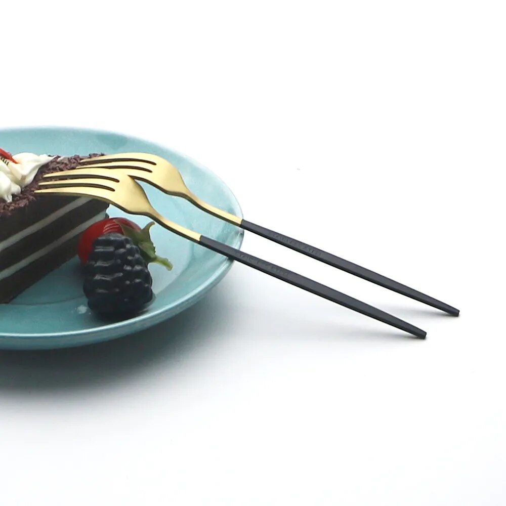 Stainless Steel Cutlery Set for 6 - Elegant Dining Utensils