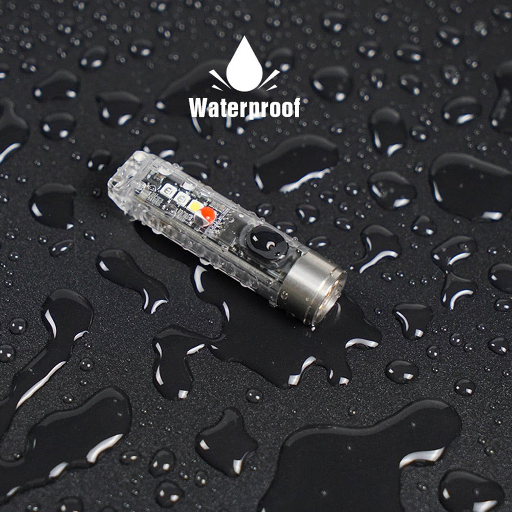 Mini LED Keychain Flashlight with Multiple Brightness Settings