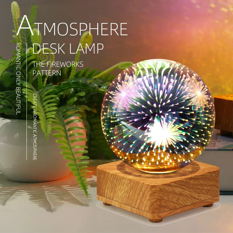 Color Changing 3D Starry Sky Night Light USB LED Lamp