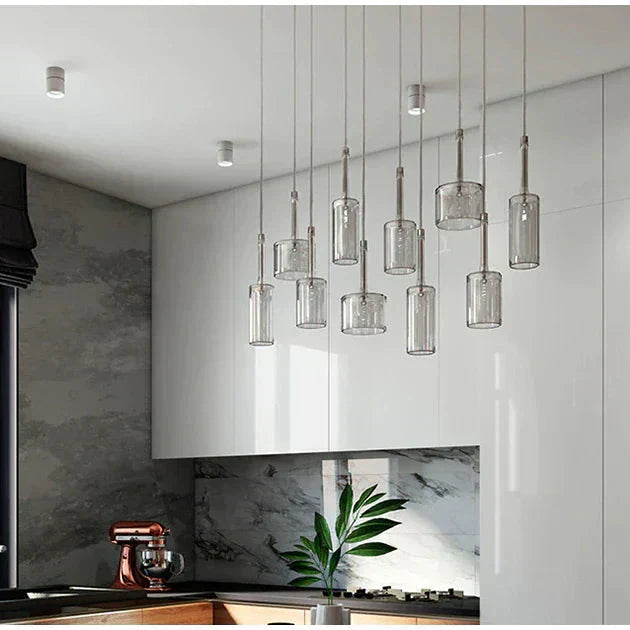 Glass Pendant Light for Dining Table - Modern Chic Design