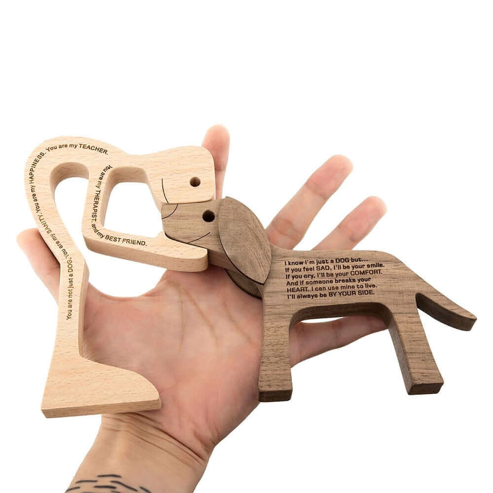 Danish Hand-Carved Wooden Animal Ornaments