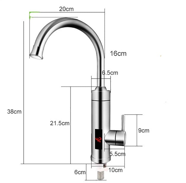 Electric Touchless Kitchen Faucet with Motion Sensor and Water Filter