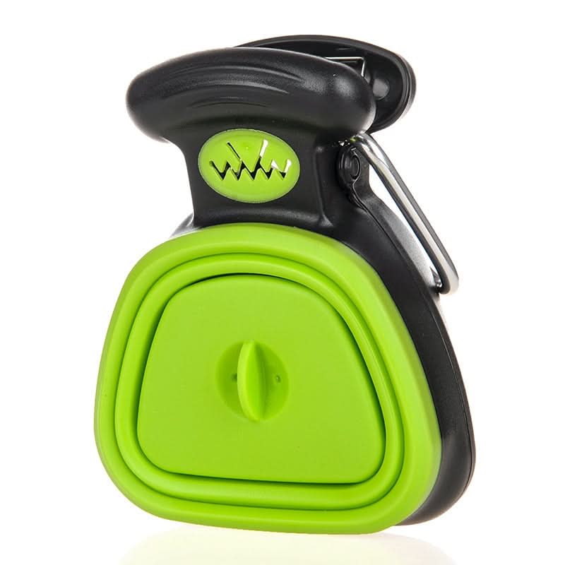 Portable One-Handed Dog Poop Scooper with Clip