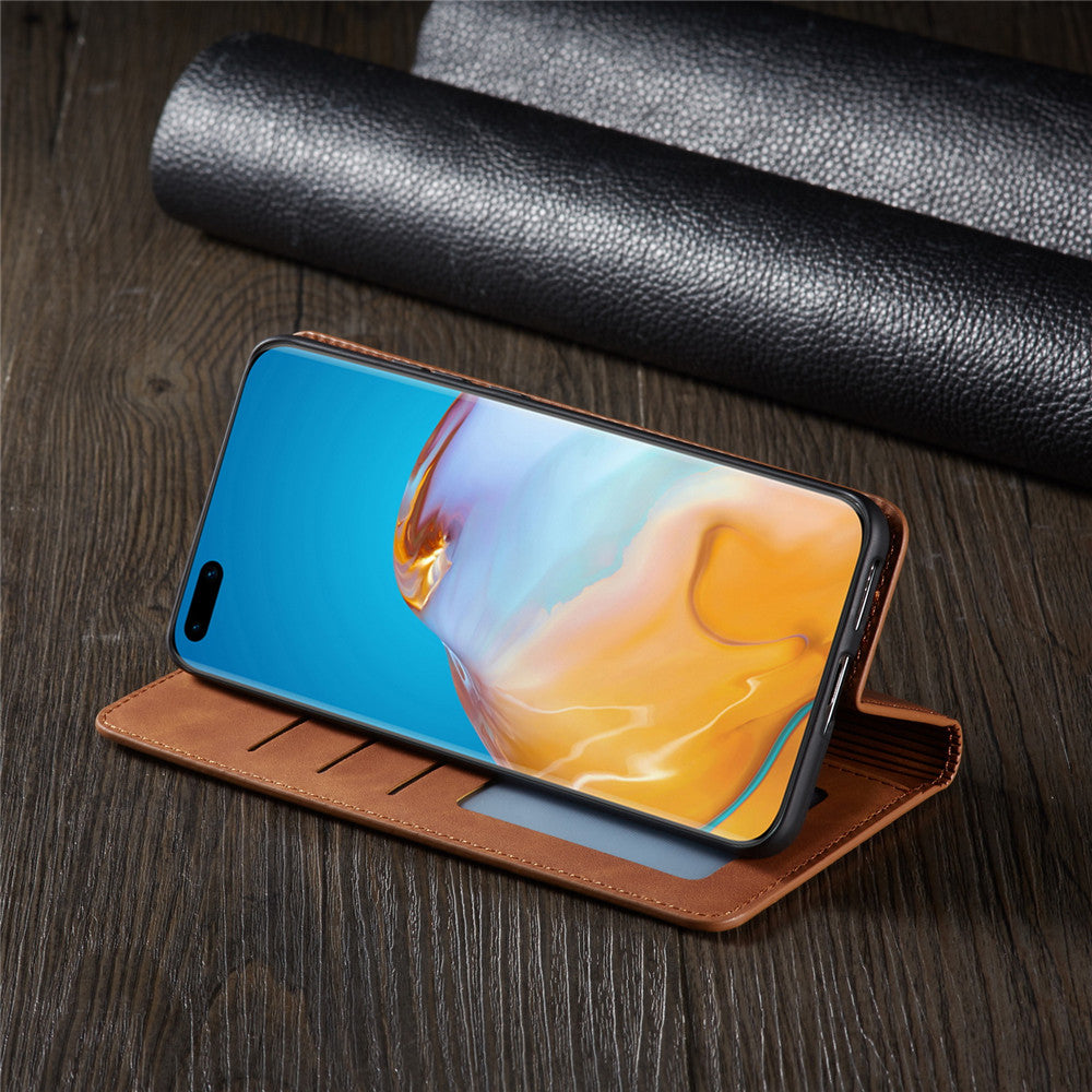 Magnetic Leather Huawei Case for Stylish Protection