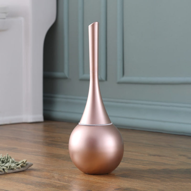 Elegant Hygienic Toilet Brush with Spill-Proof Design