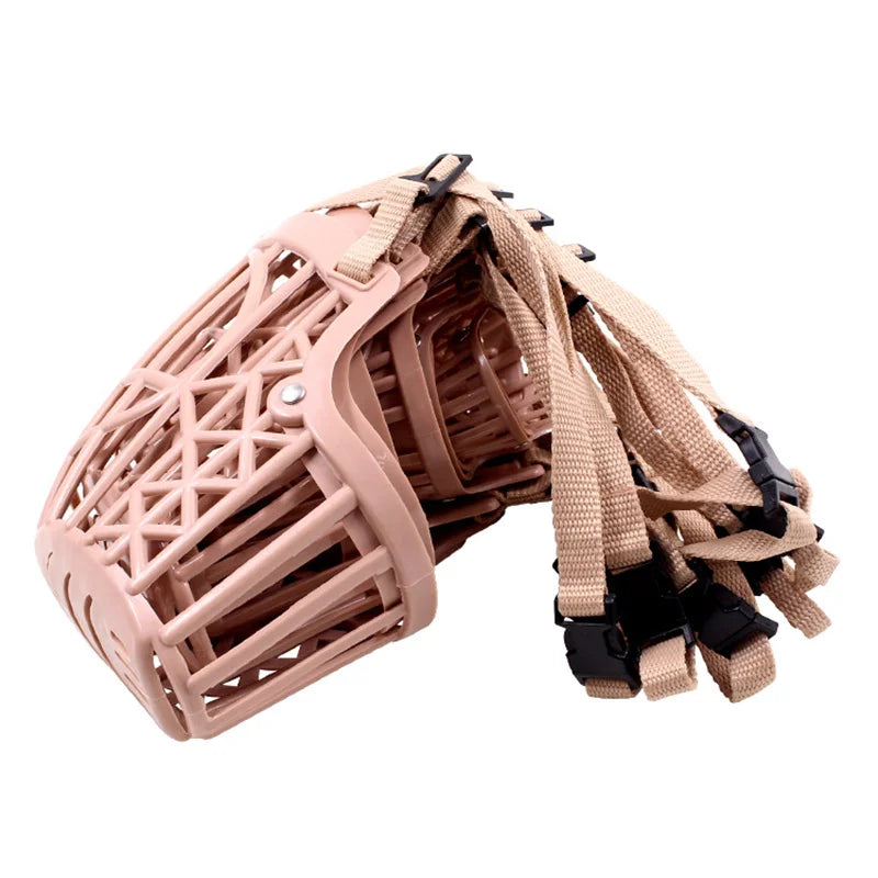 Breathable Adjustable Dog Muzzle for Comfortable Fit