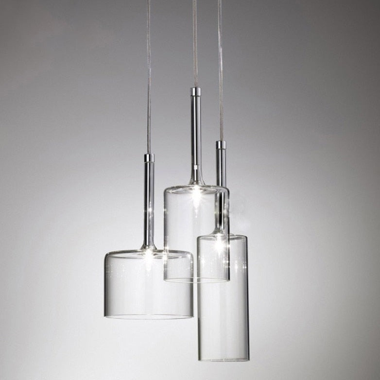 Glass Pendant Light for Dining Table - Modern Chic Design