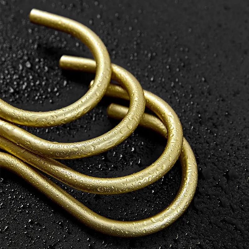 Elegant Metal Clothing Hooks for Wardrobe and Garment Rack
