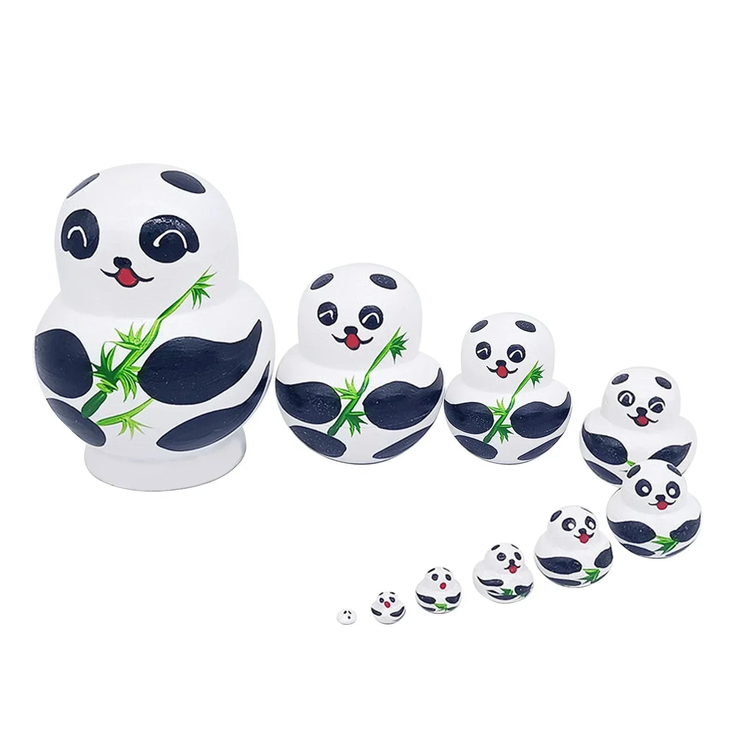 Wooden Russian Matryoshka Dolls Set of 10