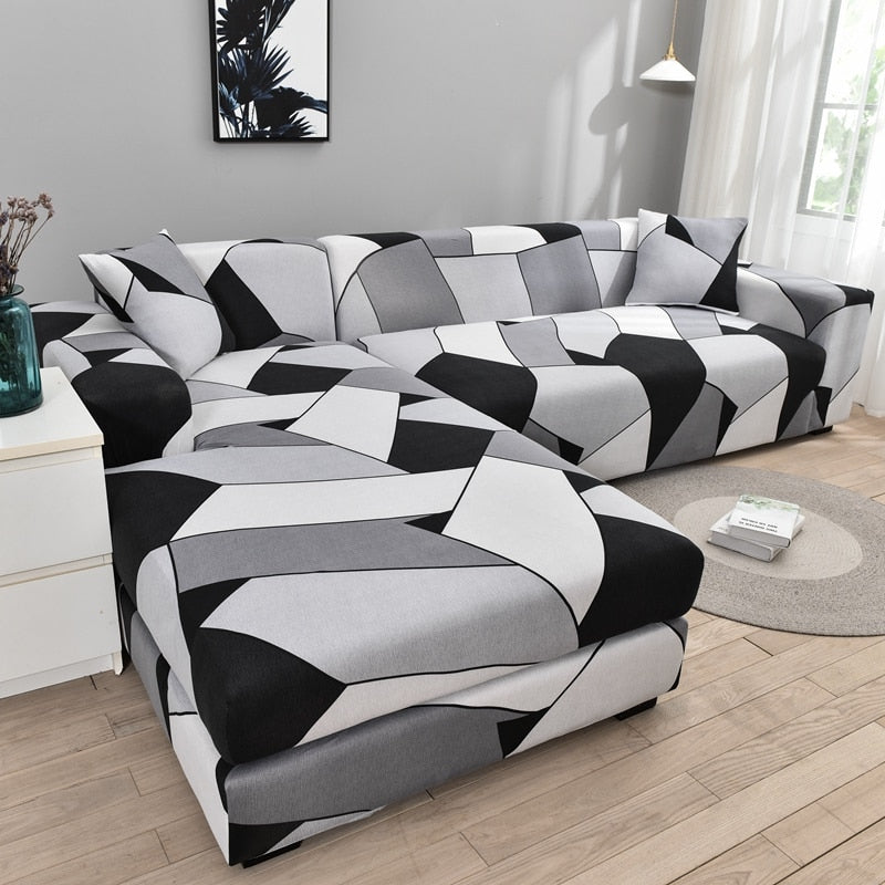 Modern Non-Slip Colorful Elastic Sofa Cover 35-118 Inch