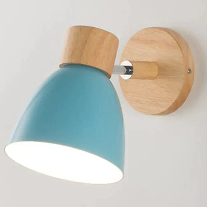 Natural Wood Wall Lamp for Cozy Ambiance