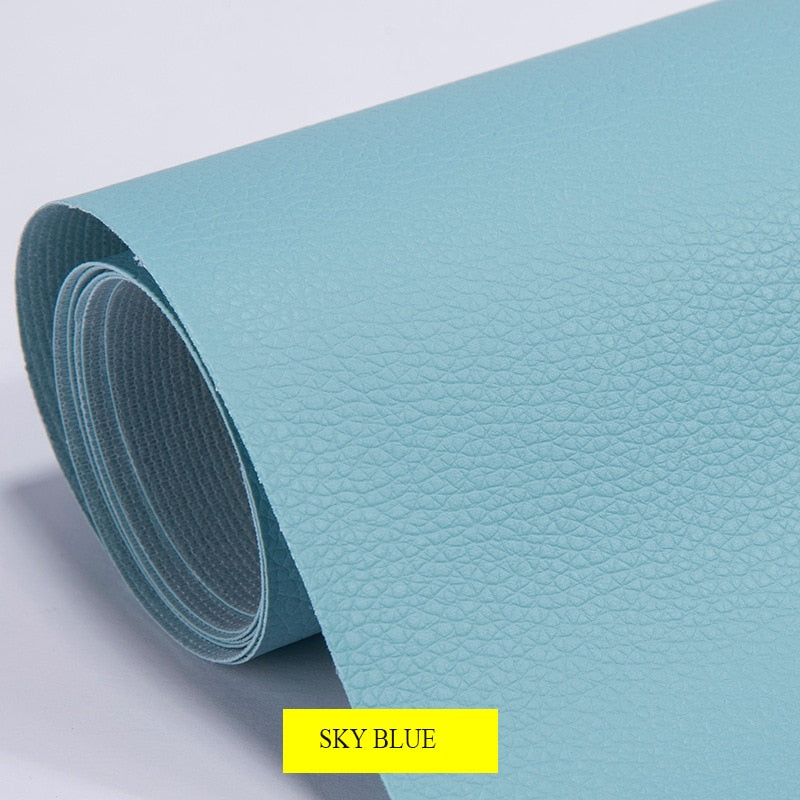 Self-Adhesive Leather Repair Patch Kit for Synthetic Surfaces