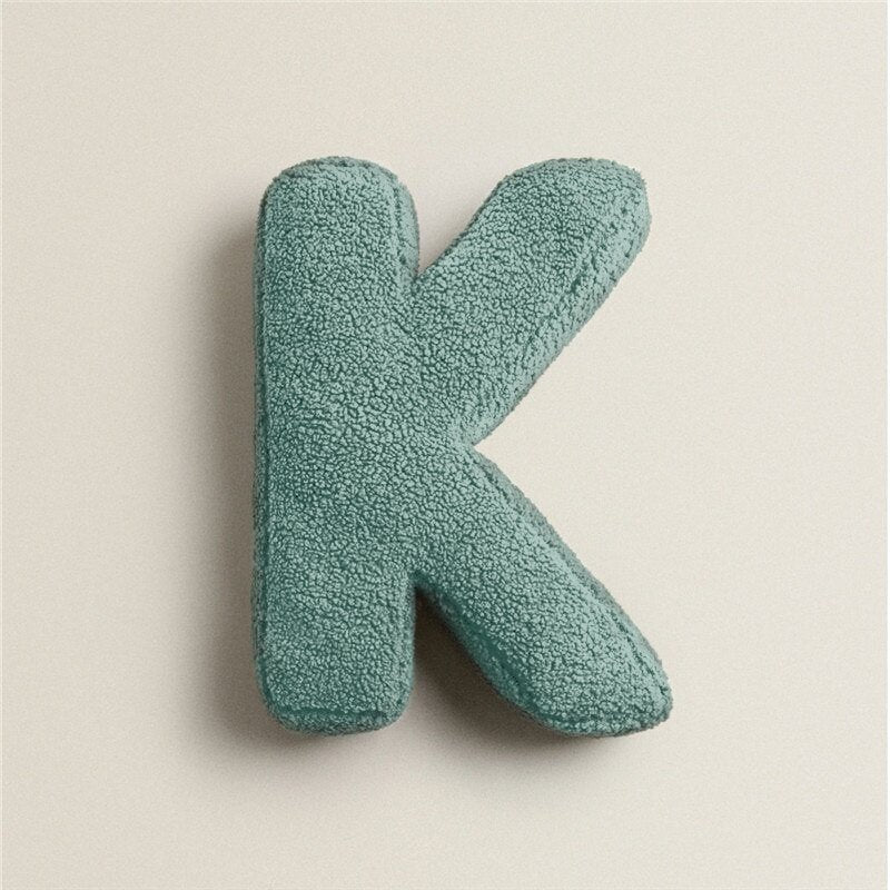 Soft Plush Letter Pillow for Kids - Customizable Decorative Cushion