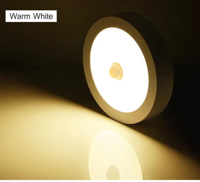 Motion Sensor LED Ceiling Lights - Aluminum Recessed Lighting