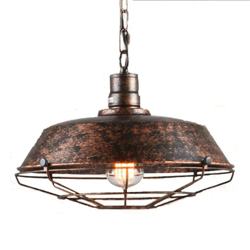 Industrial Vintage Iron Pendant Light Chandelier for Home and Commercial Use