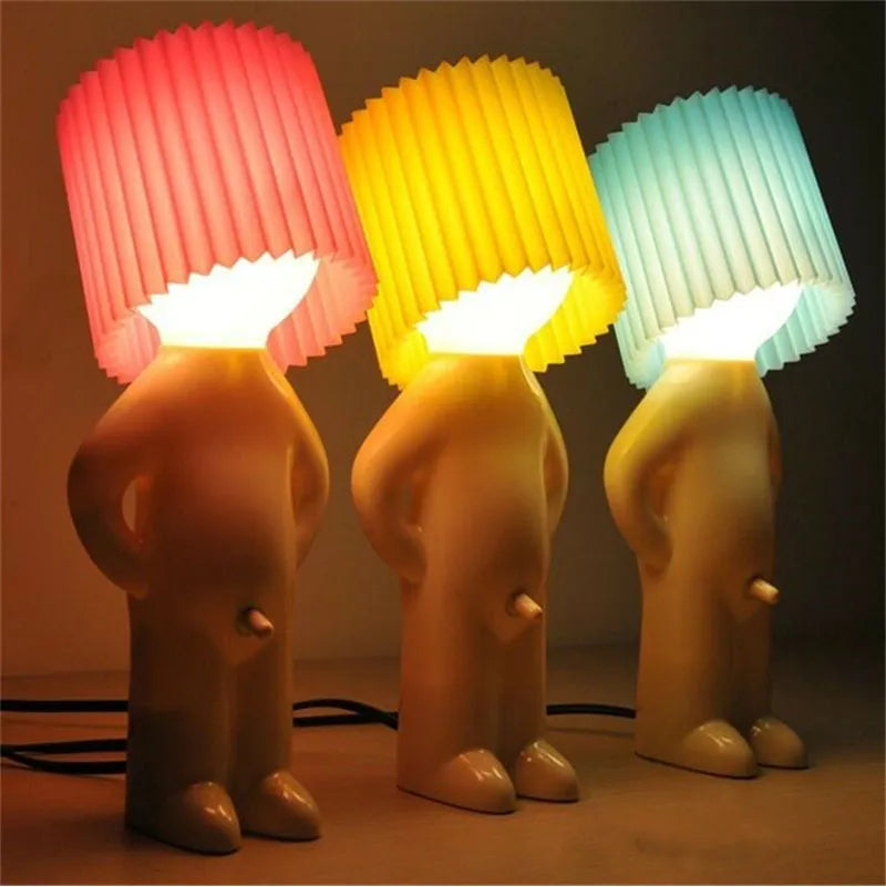 Wireless LED Lamp with Playful Design and Portable Rechargeable Functionality