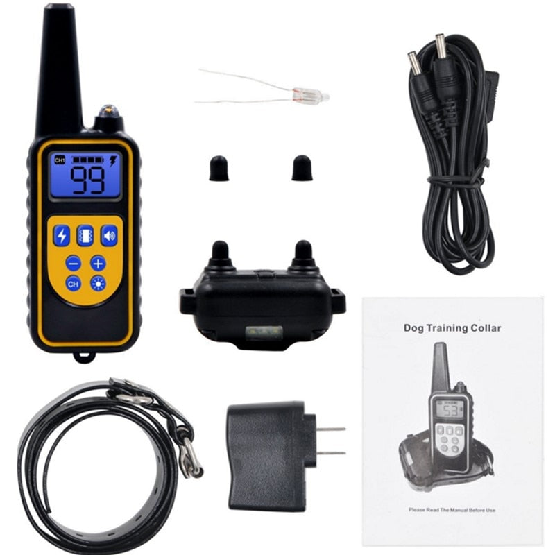 Waterproof Electric Dog Training Collar with Vibration and Sound Modes