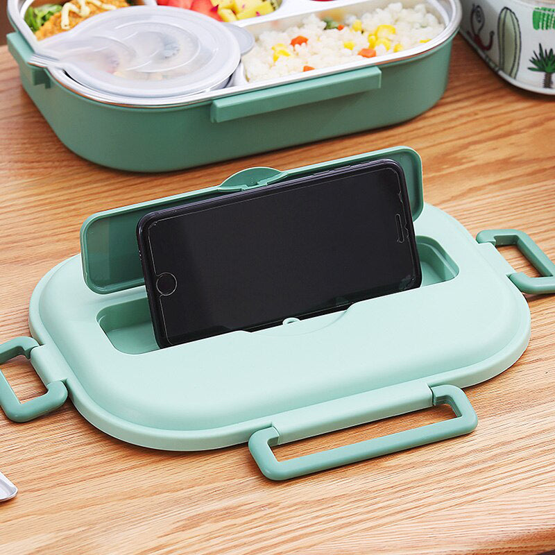 Stainless Steel Kids Bento Lunchbox with Soup Compartment