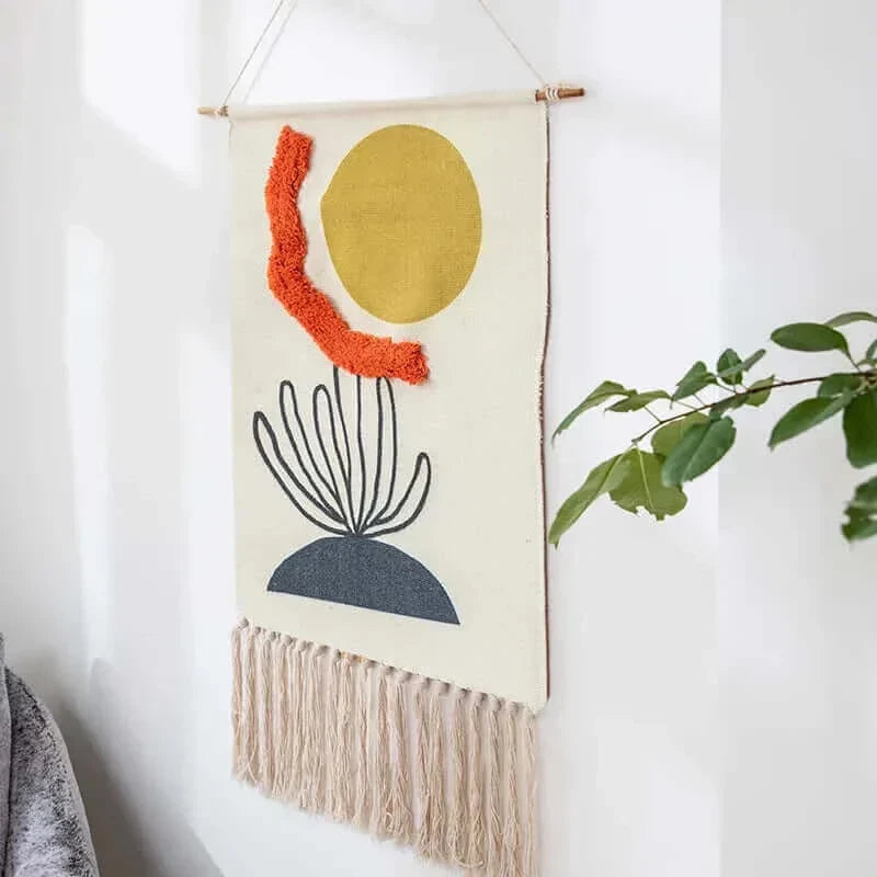 Boho Cotton Macrame Wall Hanging Rug