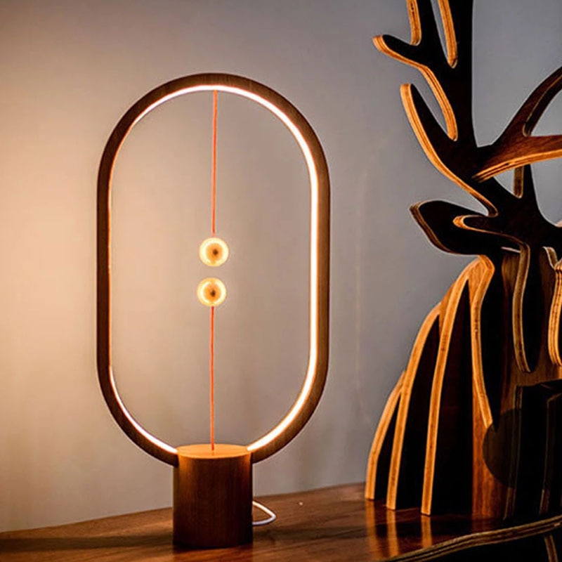 Levitating LED GlowSphere Table Lamp