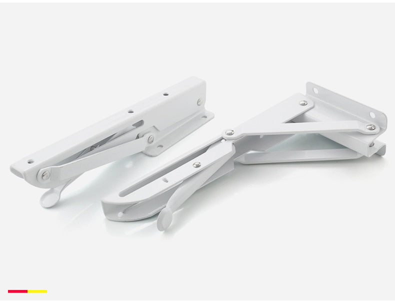 Collapsible Heavy-Duty Stainless Steel Shelf Brackets