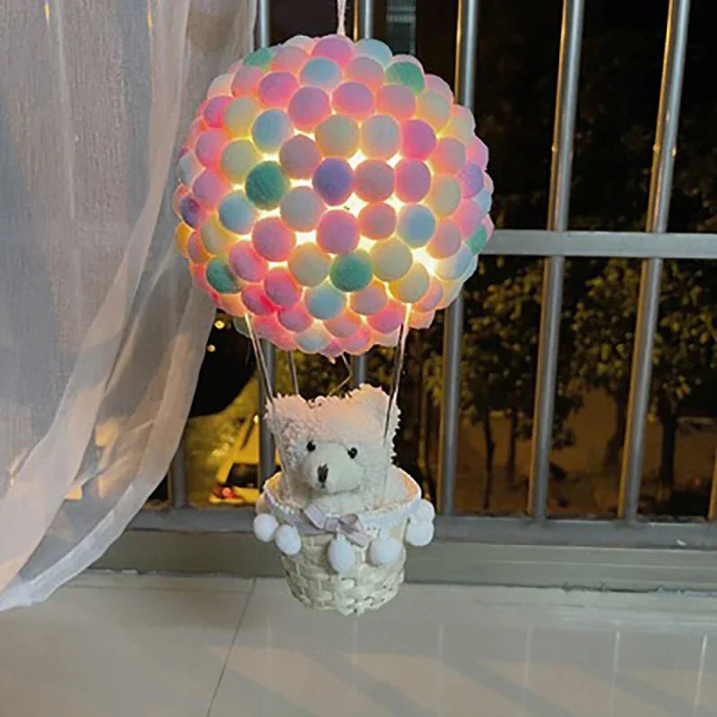 DIY Balloon-Shaped Night Light with Flying Animals