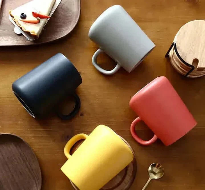 Extra-Large Stoneware Coffee Mug 15 oz in Brown or Gray