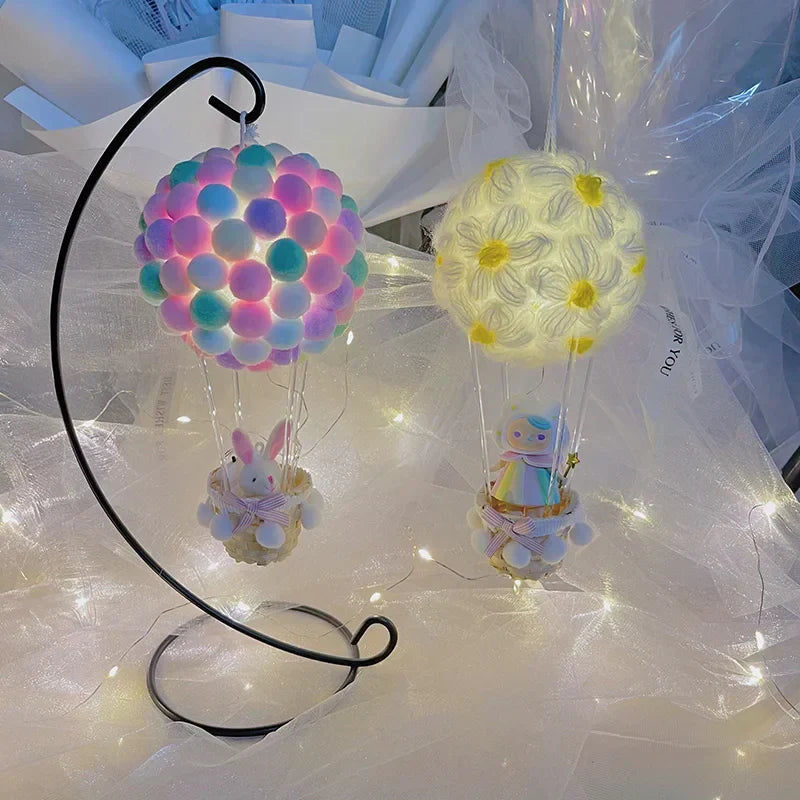 DIY Balloon-Shaped Night Light with Flying Animals