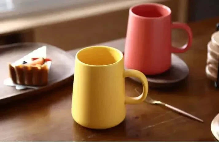 Extra-Large Stoneware Coffee Mug 15 oz in Brown or Gray
