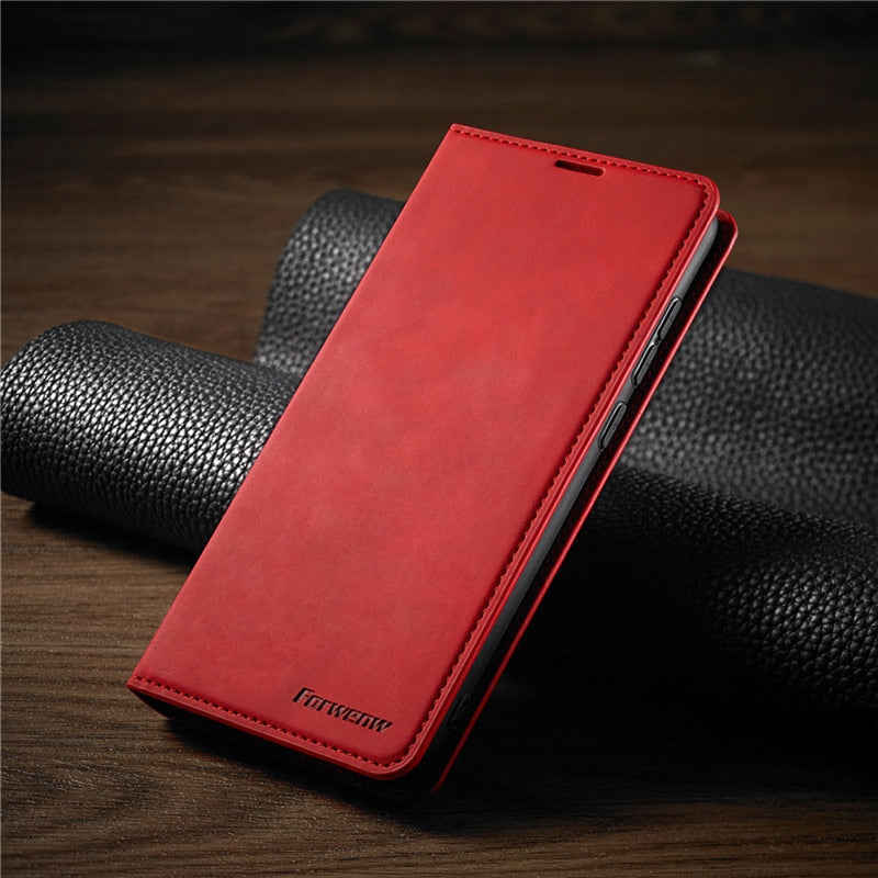 Magnetic Leather Huawei Case for Stylish Protection