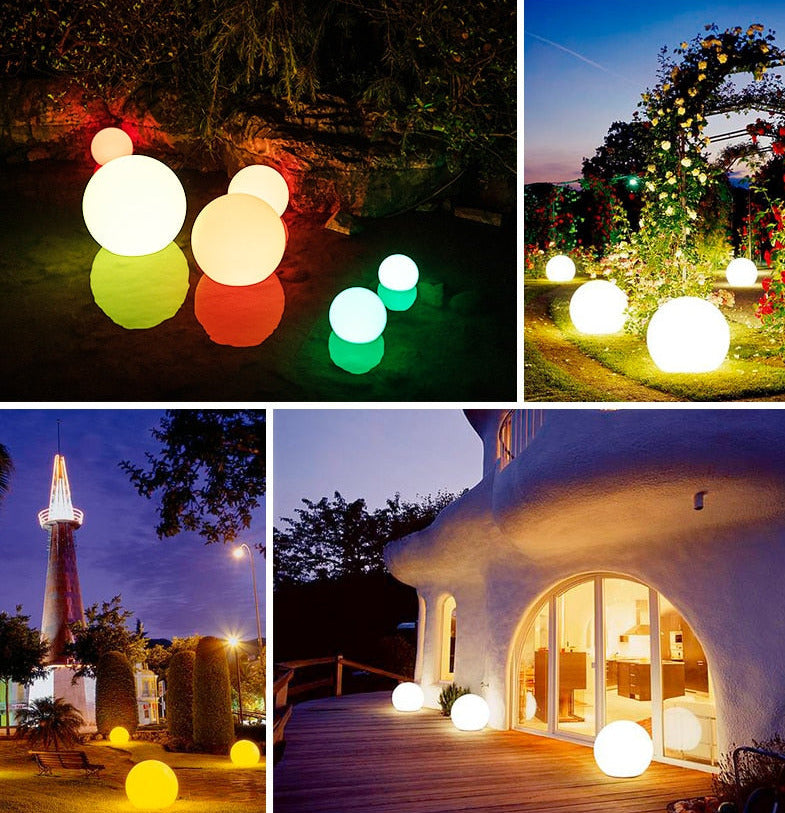 Rechargeable LED Moon Table Lamp with Remote Control