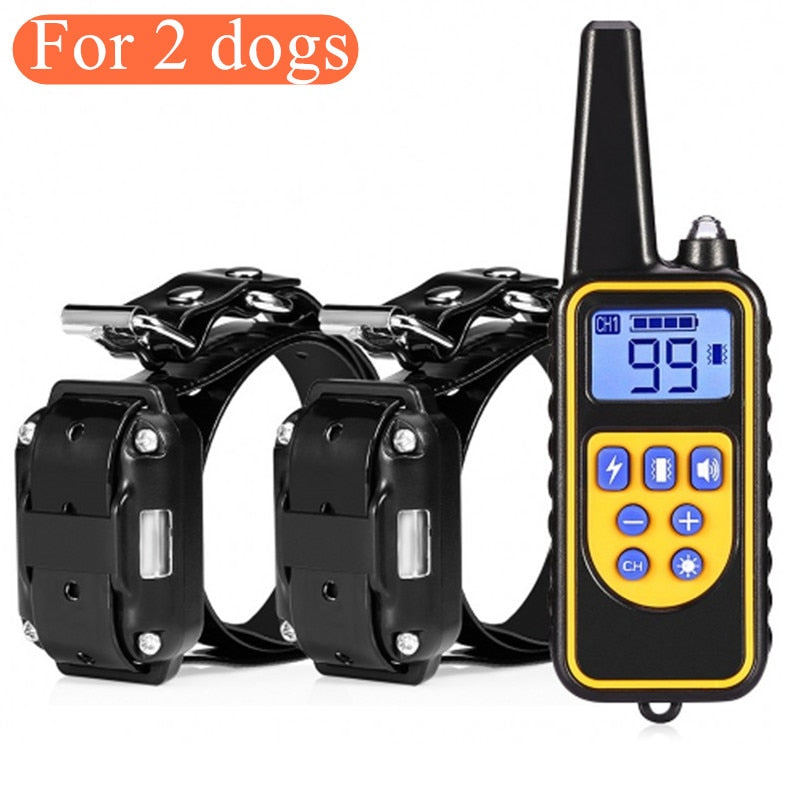 Waterproof Electric Dog Training Collar with Vibration and Sound Modes