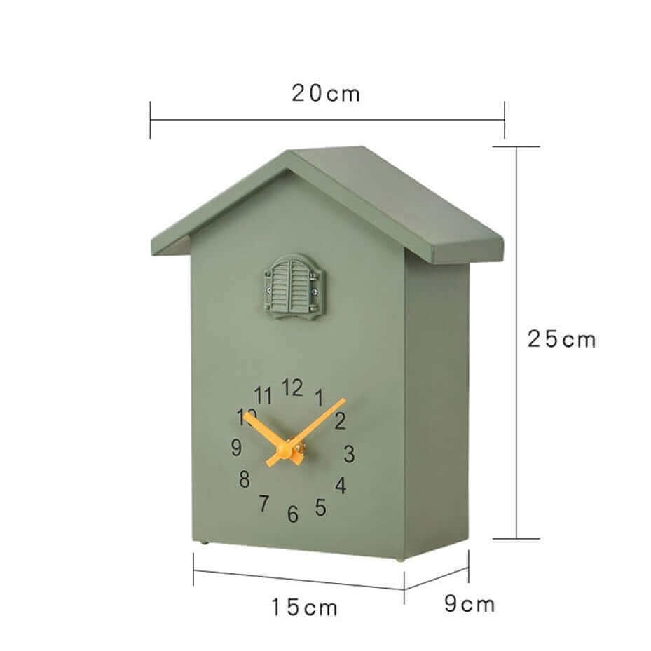 Modern Colorful Cuckoo Clock with Whimsical Bird Mechanism