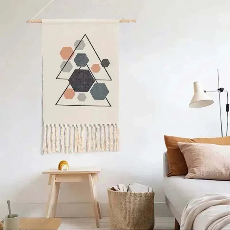 Boho Cotton Macrame Wall Hanging Rug