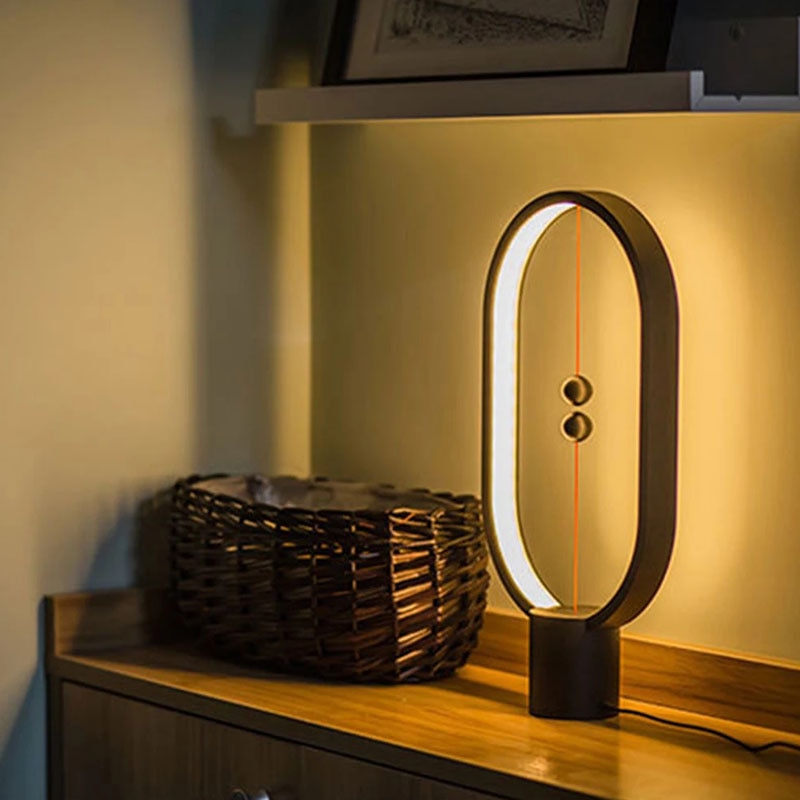 Magnetic Levitation Table Lamp with USB Rechargeable Design
