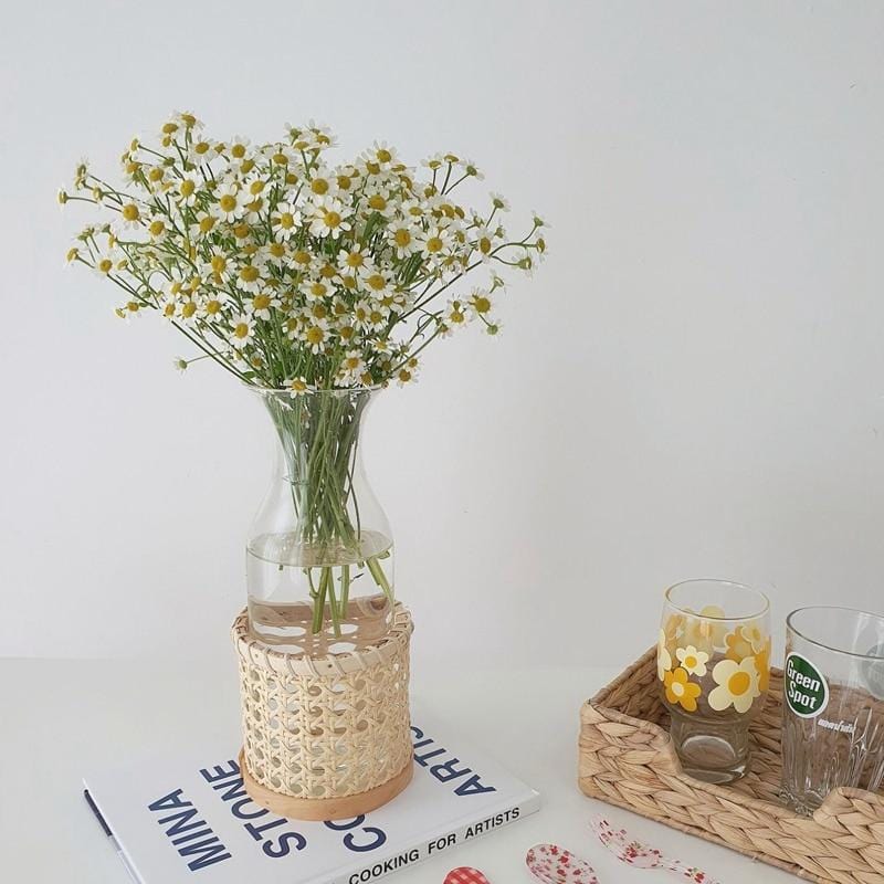 Rattan Cutlery Organizer and Multi-Use Storage Holder