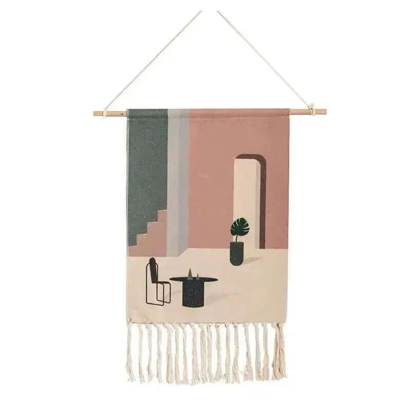 Boho Cotton Macrame Wall Hanging Rug
